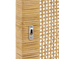 Sandy Wall Mounted Wood and Rattan Twin Size Headboard by Modway MOD-7337