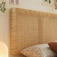 Sandy Wall Mounted Wood and Rattan Twin Size Headboard by Modway MOD-7337