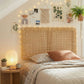 Sandy Wall Mounted Wood and Rattan Twin Size Headboard by Modway MOD-7337