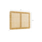 Sandy Wall Mounted Wood and Rattan Twin Size Headboard by Modway MOD-7337
