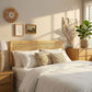 Sandy Wall Mounted Wood and Rattan Full Size Headboard by Modway MOD-7338