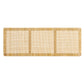 Sandy Wall Mounted Wood and Rattan Queen Size Headboard by Modway MOD-7339