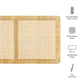 Sandy Wall Mounted Wood and Rattan King Size Headboard by Modway MOD-7340