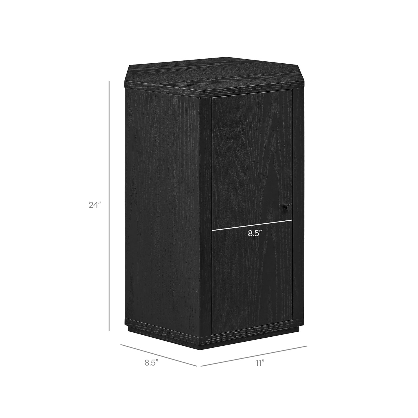 Kade Faceted Wood Side Table by Modway MOD-7341