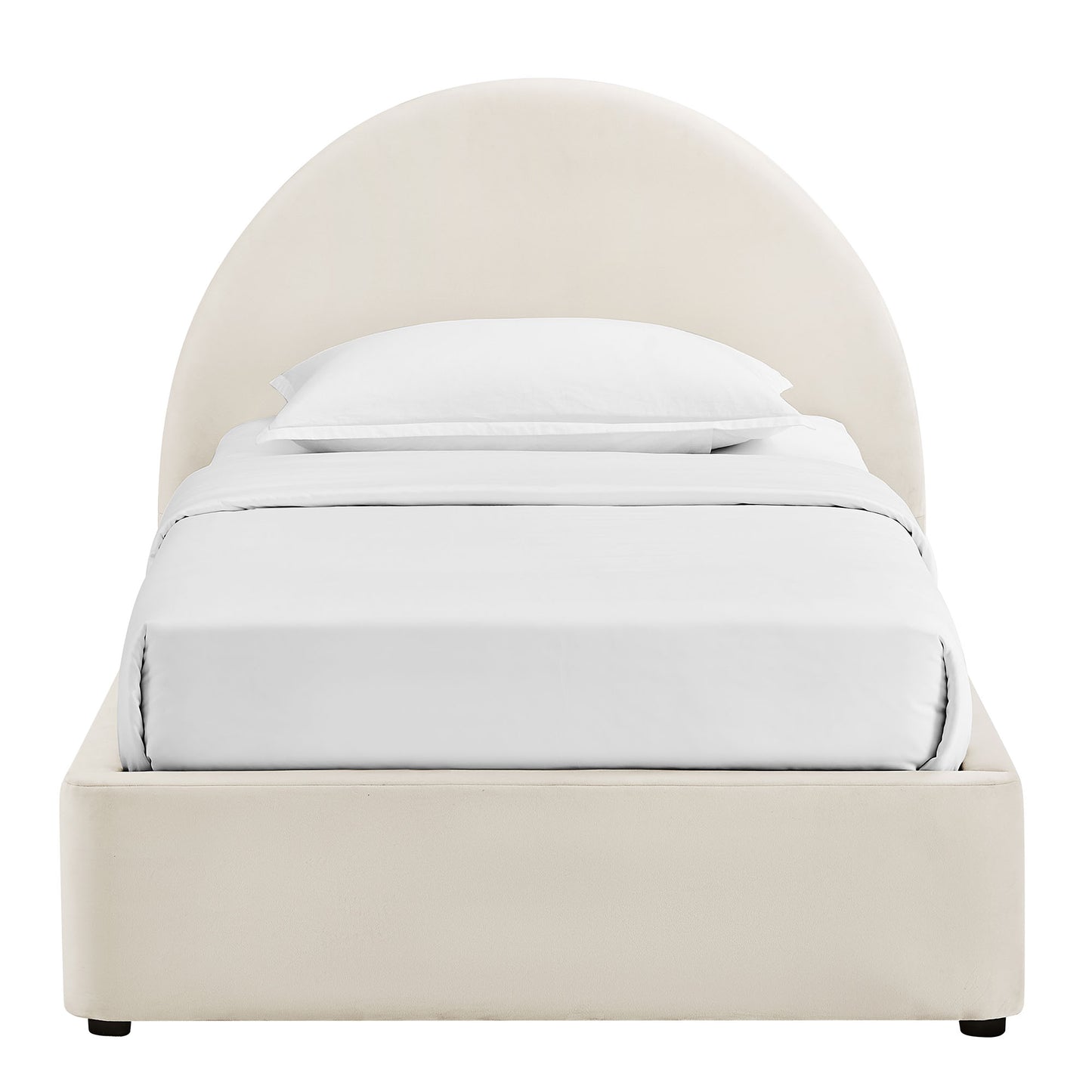 Resort Twin Arched Performance Velvet Storage Platform Bed Frame by Modway MOD-7343