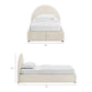 Resort Twin Arched Performance Velvet Storage Platform Bed Frame by Modway MOD-7343