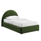 Resort Twin Arched Performance Velvet Storage Platform Bed Frame by Modway MOD-7343