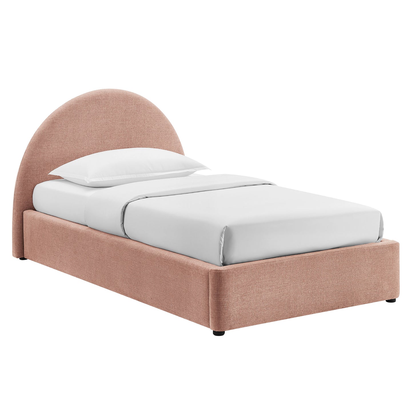 Resort Twin Arched Upholstered Fabric Storage Platform Bed Frame by Modway MOD-7344
