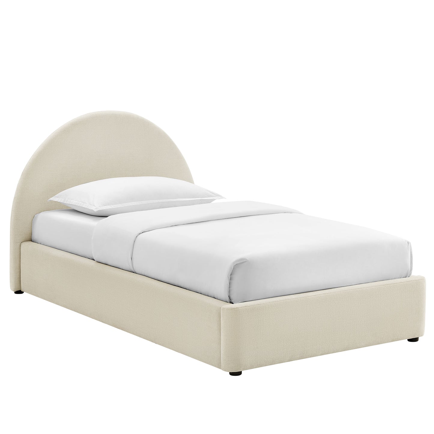 Resort Twin Arched Upholstered Fabric Storage Platform Bed Frame by Modway MOD-7344