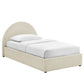 Resort Twin Arched Upholstered Fabric Storage Platform Bed Frame by Modway MOD-7344