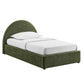 Resort Twin Arched Upholstered Fabric Storage Platform Bed Frame by Modway MOD-7344