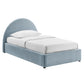 Resort Twin Arched Upholstered Fabric Storage Platform Bed Frame by Modway MOD-7344