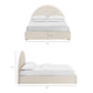 Resort Full Arched Performance Velvet Storage Platform Bed Frame by Modway MOD-7345