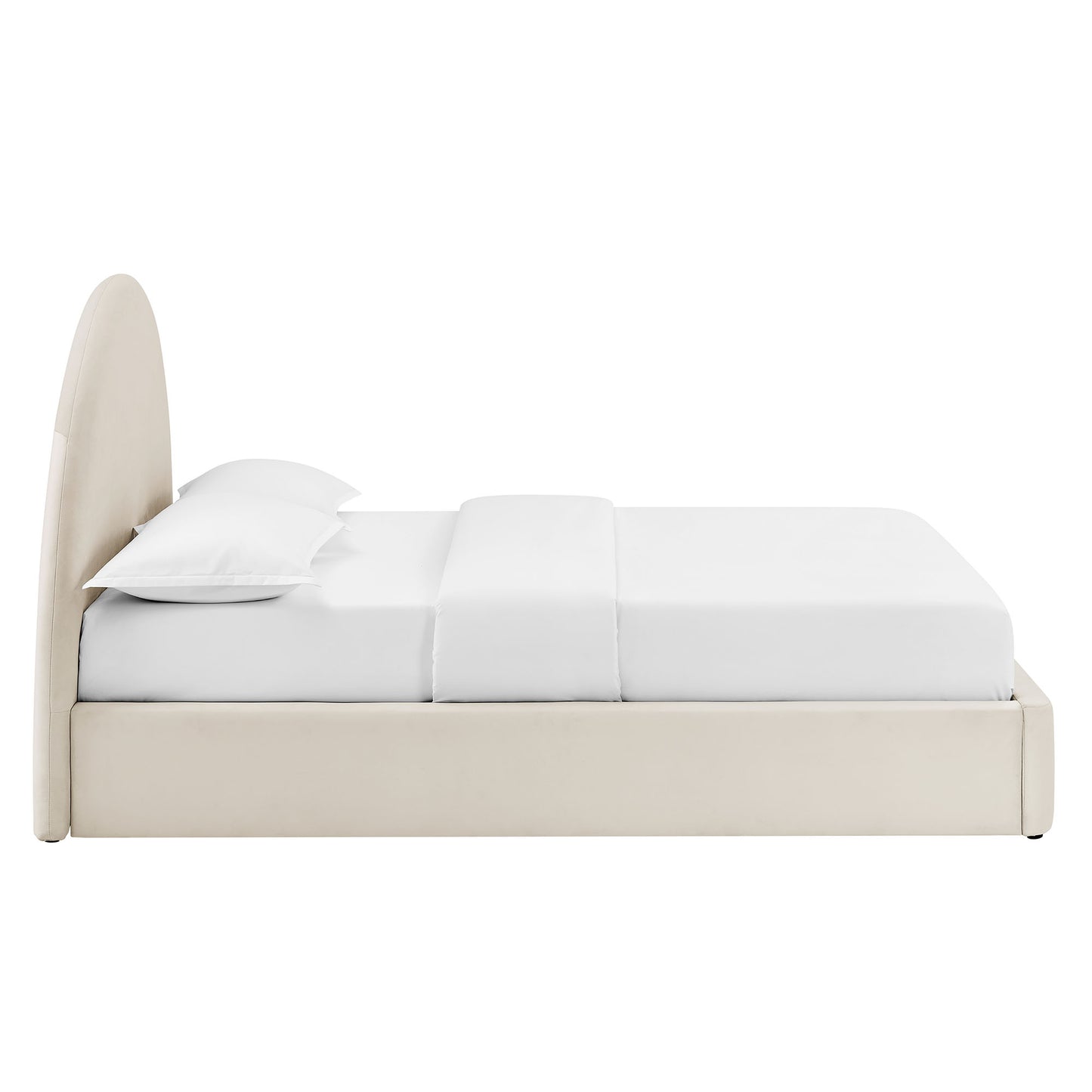 Resort Queen Arched Performance Velvet Storage Platform Bed Frame by Modway MOD-7347