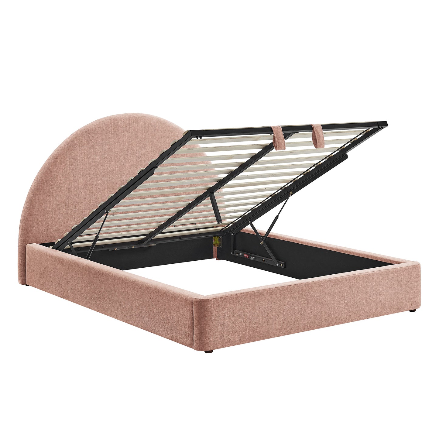 Resort King Arched Upholstered Fabric Storage Platform Bed Frame by Modway MOD-7350