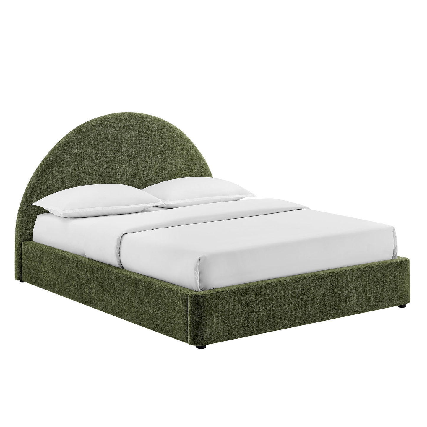 Resort King Arched Upholstered Fabric Storage Platform Bed Frame by Modway MOD-7350