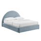 Resort King Arched Upholstered Fabric Storage Platform Bed Frame by Modway MOD-7350