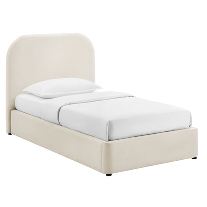 Keynote Twin Performance Velvet Storage Platform Bed Frame by Modway MOD-7351