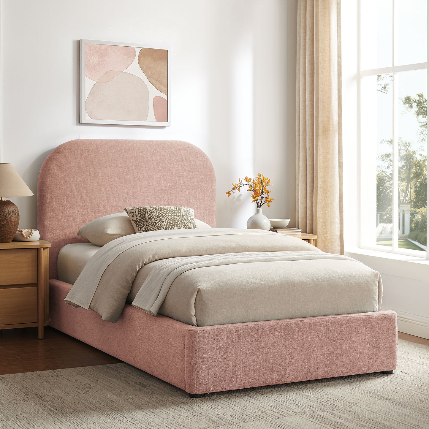 Keynote Twin Fabric Upholstered Storage Platform Bed Frame by Modway MOD-7352