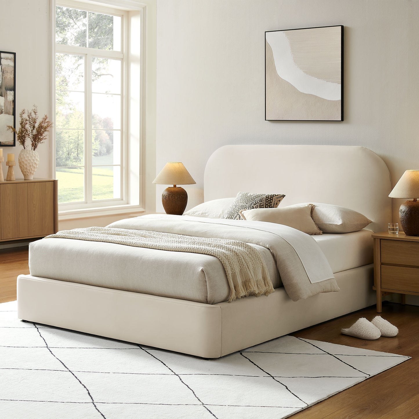 Keynote Full Performance Velvet Storage Platform Bed Frame by Modway MOD-7353
