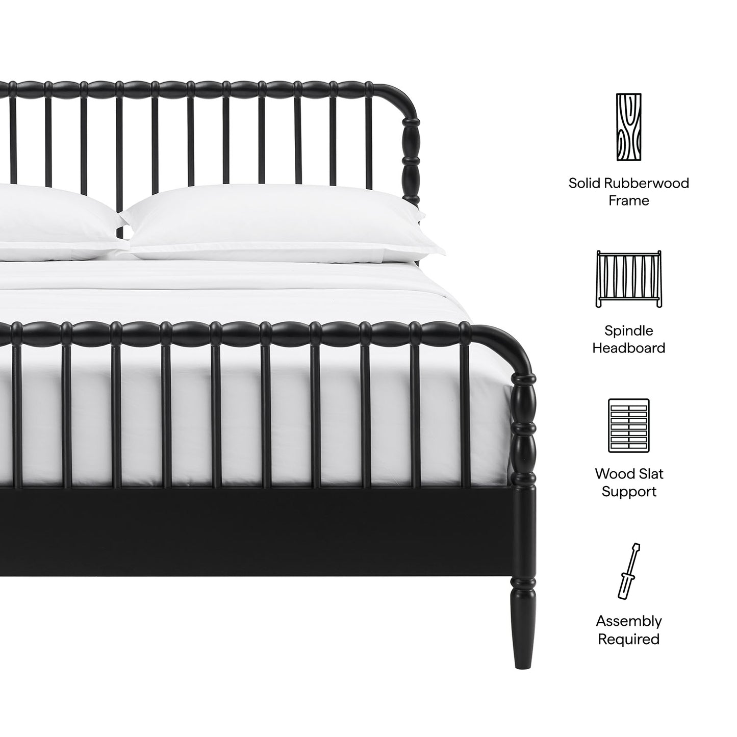 Arlette Full Size Wood Spindle Bed Frame by Modway MOD-7360