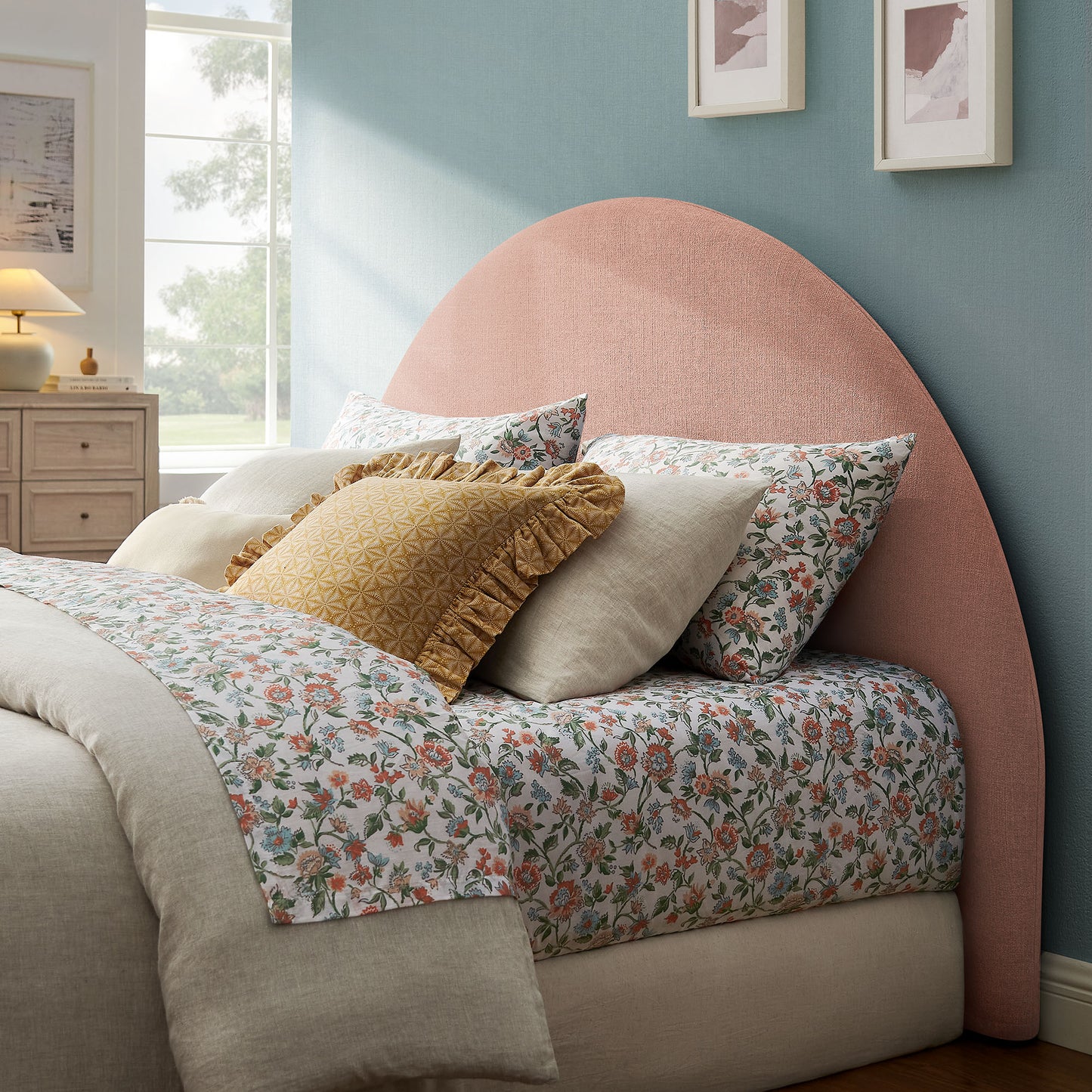 Resort Full Size Upholstered Fabric Arched Headboard by Modway MOD-7368