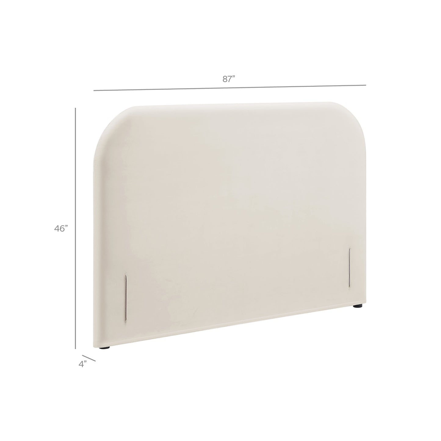 Keynote King Size Stain-Resistant Performance Velvet Headboard by Modway MOD-7374