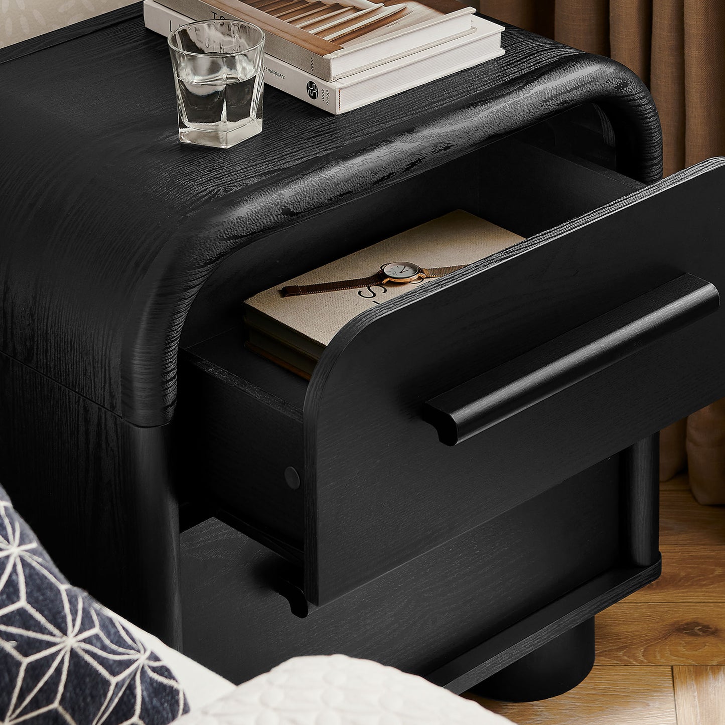 Bellamy Curved 2-Drawer Nightstand by Modway MOD-7385