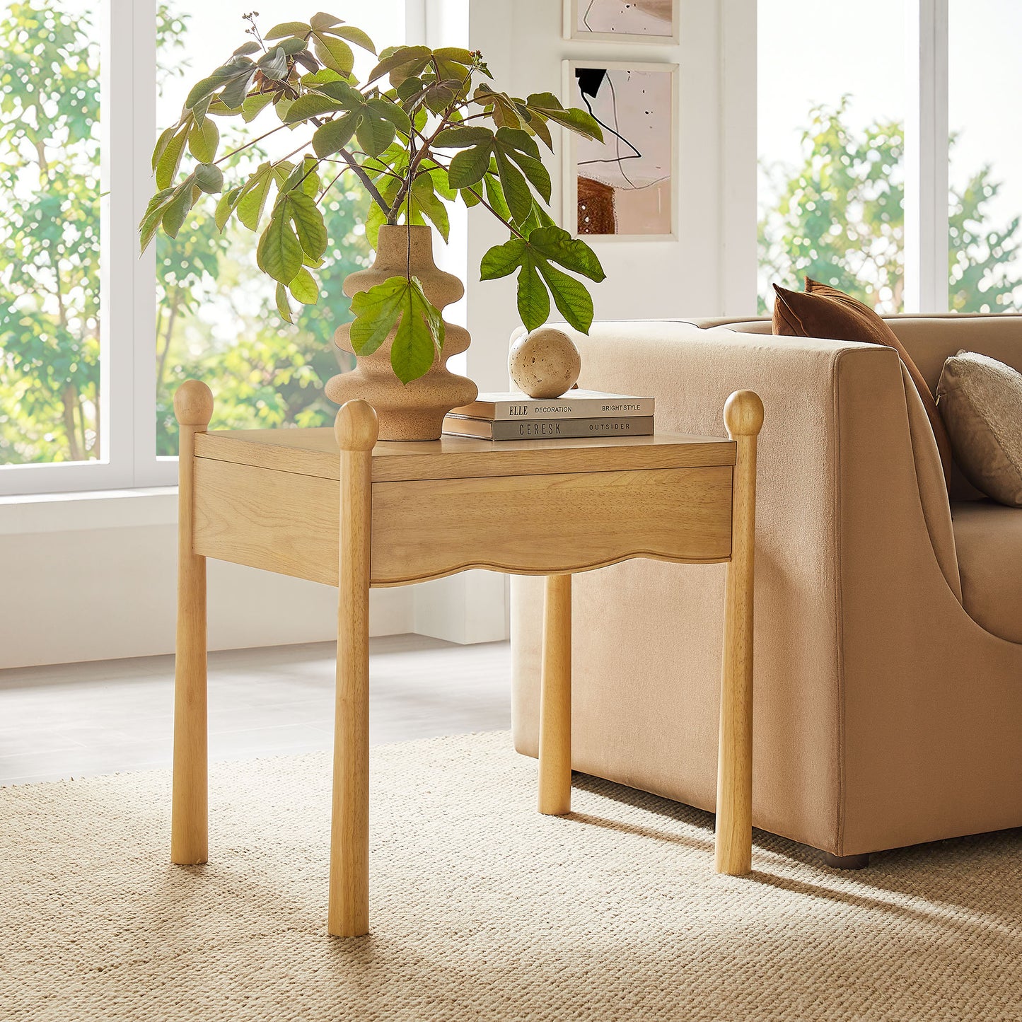 Darcy Wood Nightstand or Side Table by Modway MOD-7386