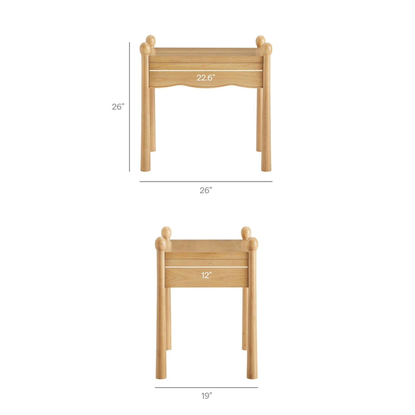 Darcy Wood Nightstand or Side Table by Modway MOD-7386