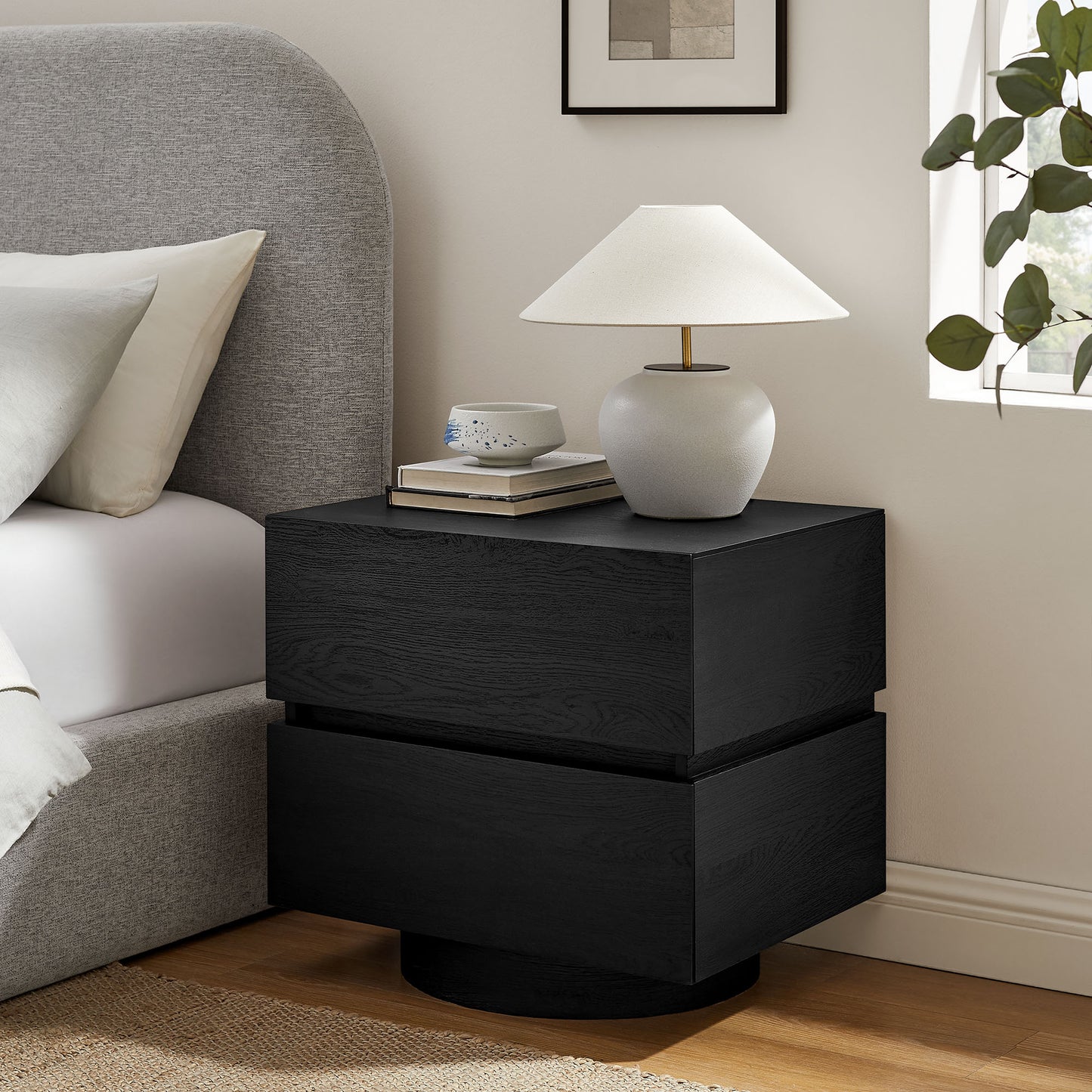 Koval Floating Pedestal 2-Drawer Nightstand by Modway MOD-7804