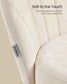 SONGMICS Office Chair – Cream White