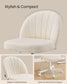 SONGMICS Office Chair – Cream White