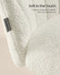 SONGMICS Teddy Fleece Office Chair – Cream White