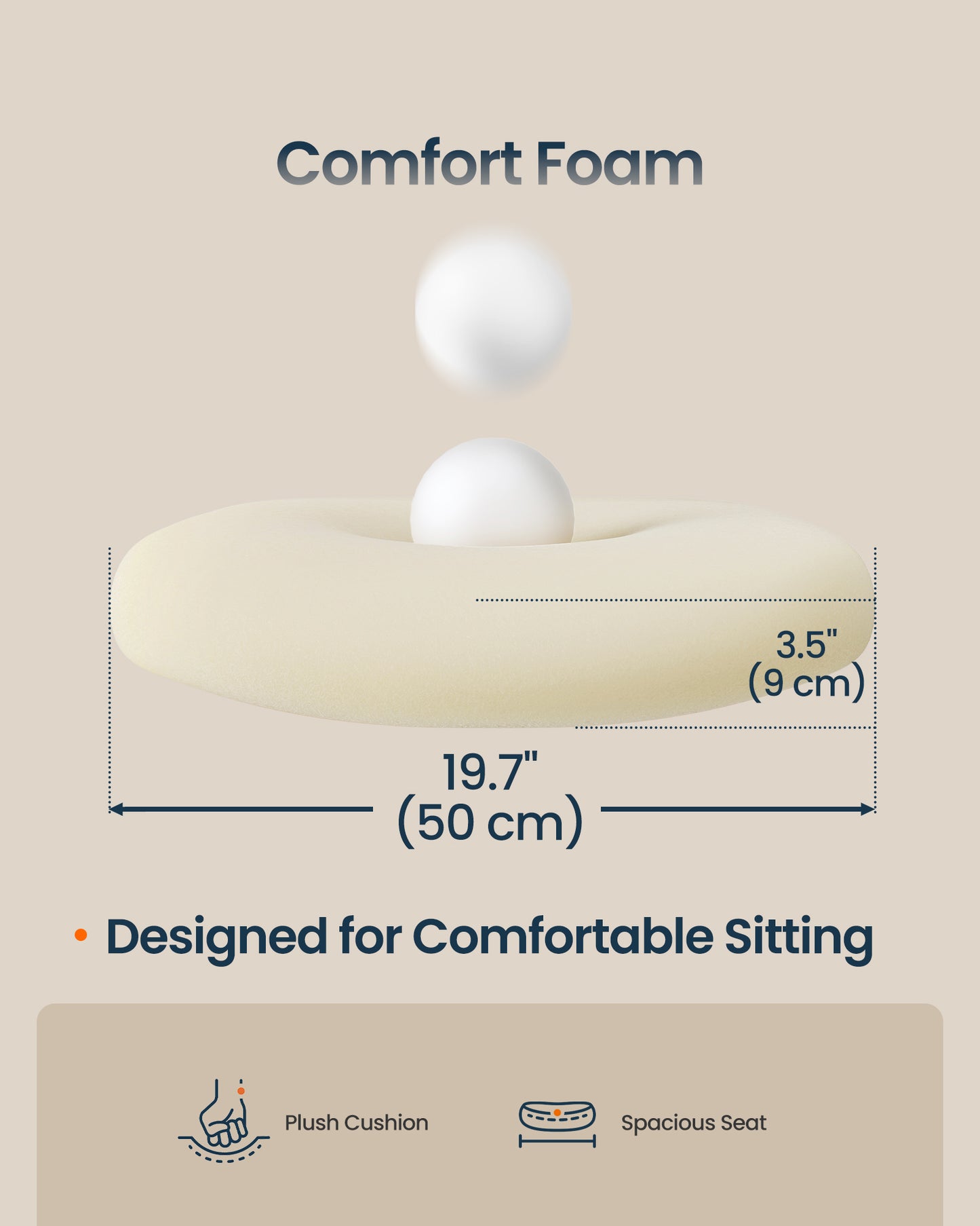 SONGMICS HOME Ergonomic Mesh Desk Chair with Flip-Up Armrests | Computer Office Chair in Ink Black