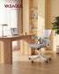 VASAGLE Ergonomic Mesh Office Chairs with Adjustable Lumbar Support – Dove Gray