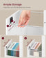 VASAGLE 3-Drawer Vertical Lockable File Cabinet with Drawers – Cloud White