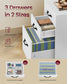 VASAGLE Mobile File Cabinet, 3 Drawers Filing Cabinet with Wheels, Cloud White
