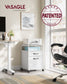 VASAGLE File Cabinet, Mobile Filing Cabinet – Cloud White