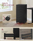 VASAGLE Black Rolling File Cabinet with Seven Drawers and Sliding Rails – Ink Black