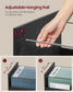 VASAGLE File Cabinet, 3 Drawers, Custos Collection – Ebony