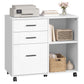 VASAGLE File Cabinet, 3 Drawers, Custos Collection – Cloud White
