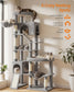 Feandrea Multi-Level Cat Tree for Large Cats – Dove Gray