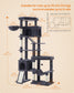 Feandrea Multi-Level Cat Tree for Large Cats – Dark Gray