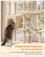 Feandrea Multi-Level Cat Tree for Large Cats – Beige
