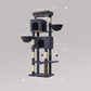 Feandrea Large Multi Level Cat Tree Tower with Self Groomer and Posts – Dark Gray