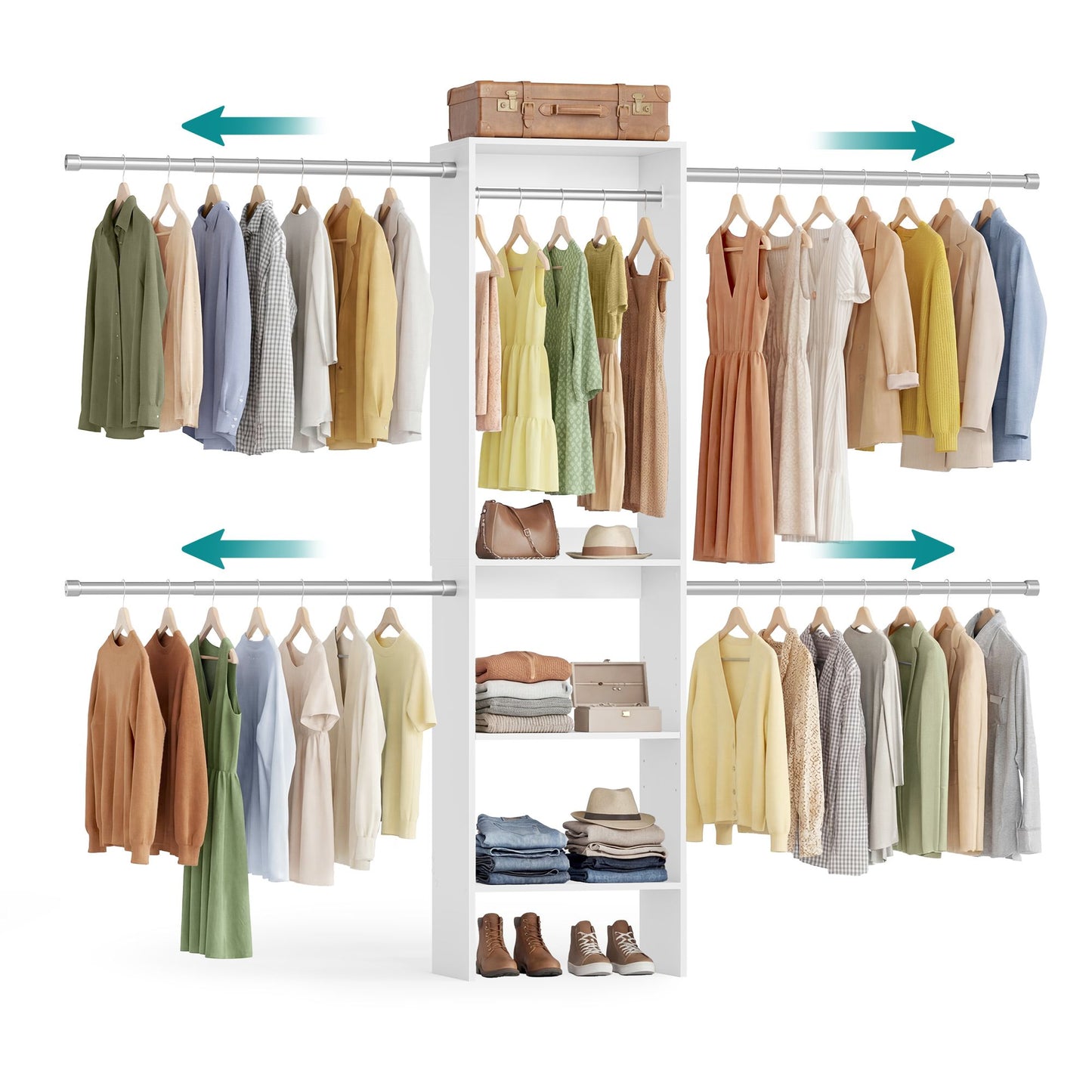 SONGMICS Closet System – White
