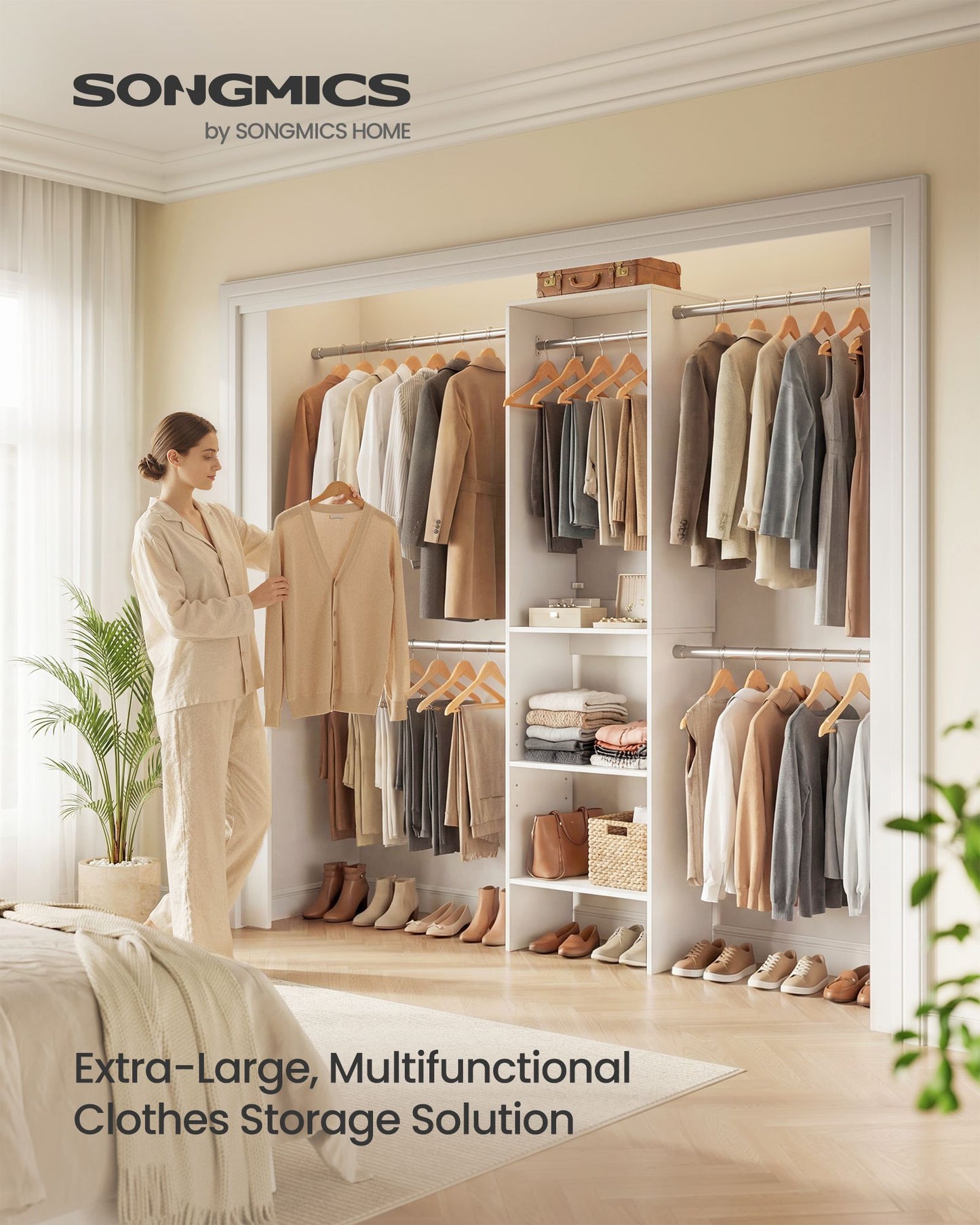 SONGMICS Closet System – White