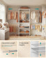 SONGMICS Custos Closet System – White – 13.8"D x