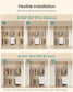 SONGMICS Custos Closet System – White | URGR042WZ01S